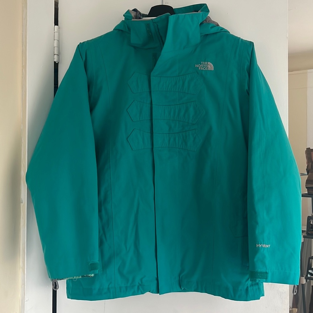 The northface 3-in-1 triclimate ski jacket | girls xl fits women’s s/m | teal